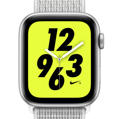Apple Watch Nike Series 4 GPS mit Nike Sport Loop Open Box 44 mm Sportuhr. Nike DE